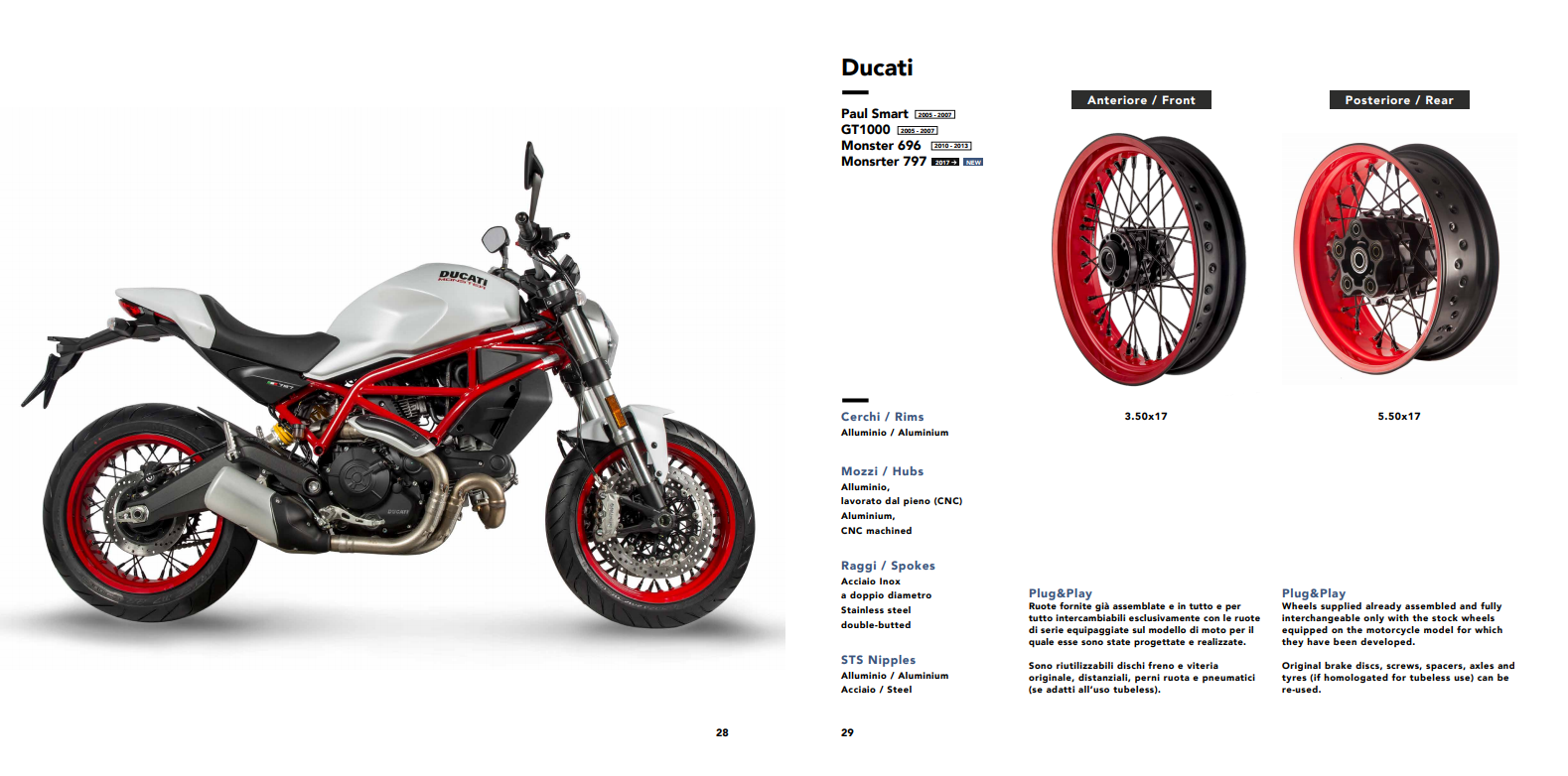 Ducati cheap monster wheels
